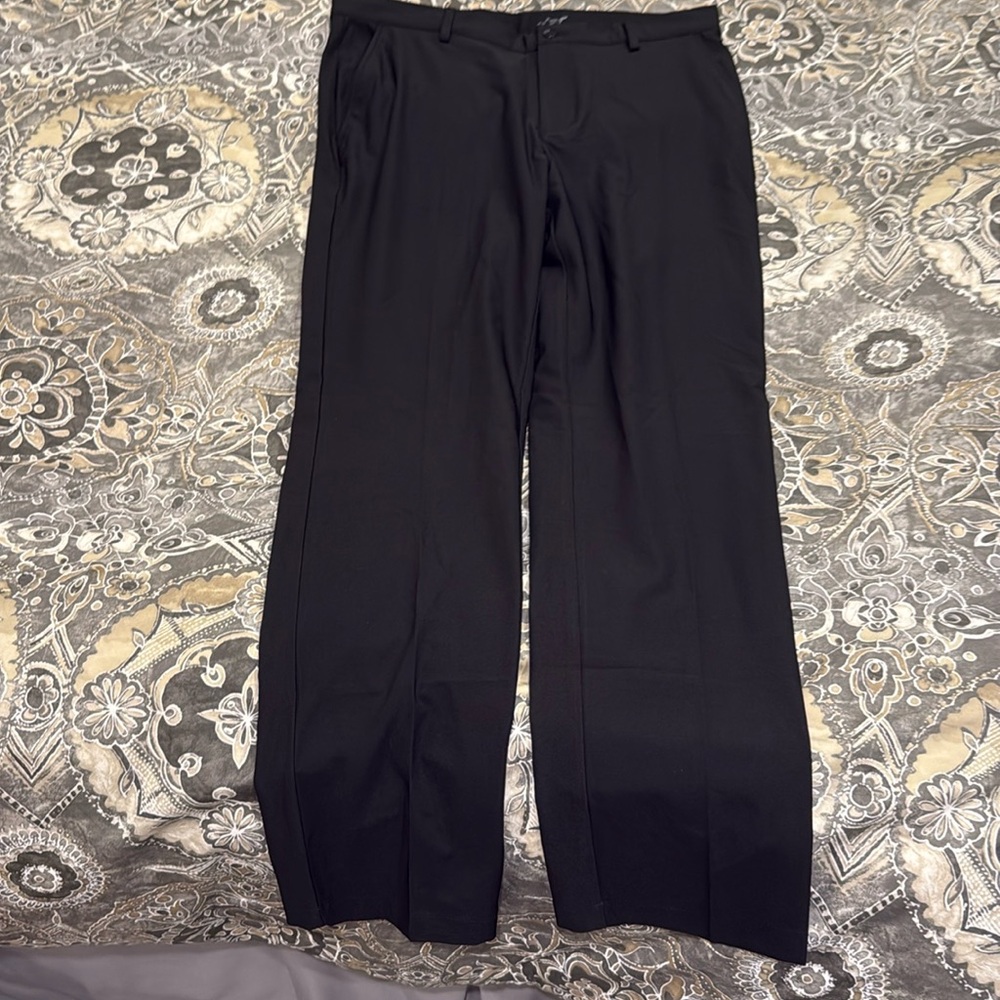 Greg Norman Black Golf Performance Pants Over Pants 34/32